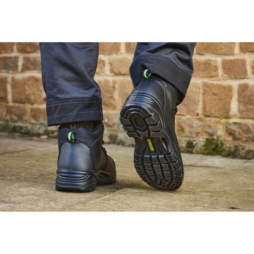 Apache Jupiter Black Mid-Cut Safety Work Boot - SAFETY BOOTS
