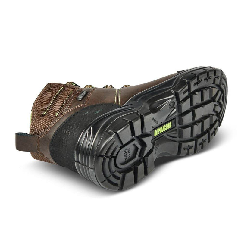 Apache Saturn Brown Waterproof Safety Work Boot - SAFETY BOOTS