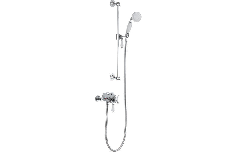 Ardon Shower Pack One - Concentric Single Outlet Shower Valve & Riser Kit -