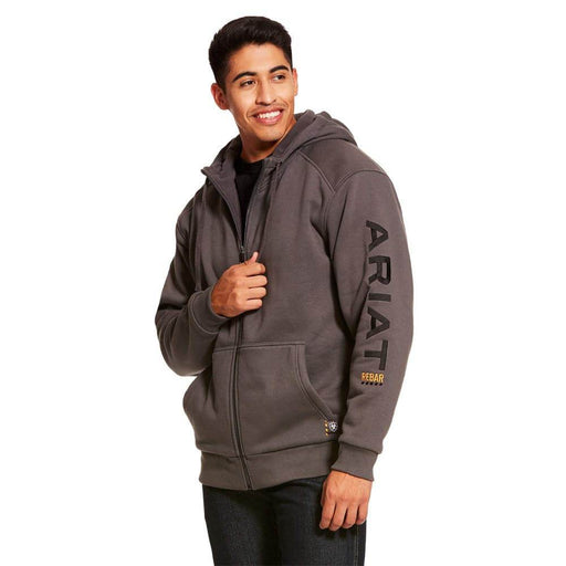 Ariat P17780 Rebar All-Weather Full Zip Work Hoodie Sweatshirt - HOODIES
