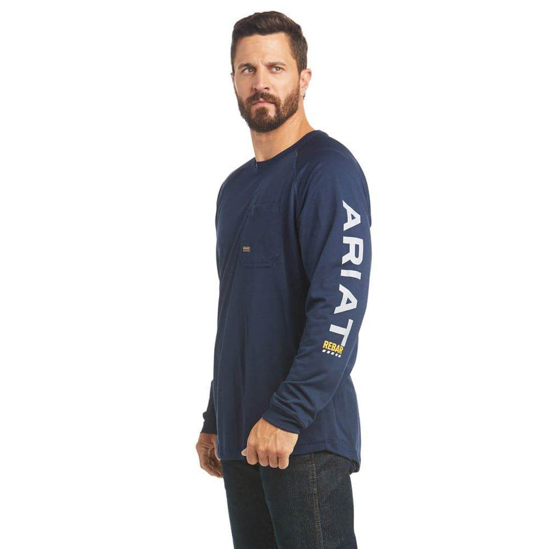 Ariat P20042 Rebar HeatFighter Moisture Wicking Long Sleeve T-Shirt - T-SHIRTS