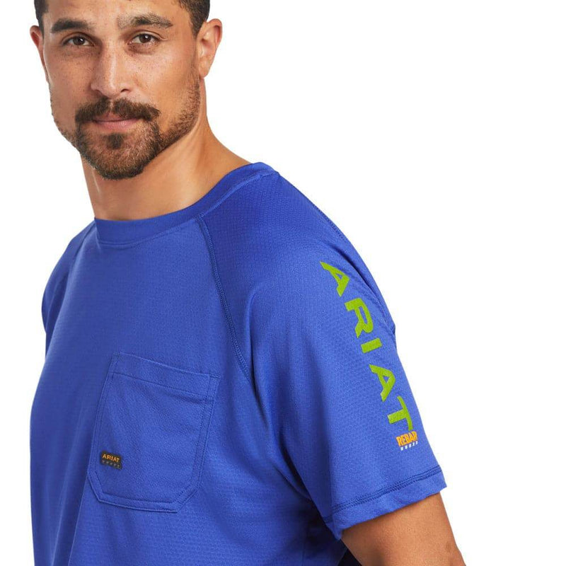 Ariat P20043 Rebar Heat Fighter Moisture Wicking T-Shirt - T-SHIRTS