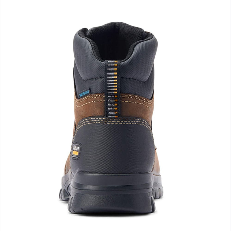 Ariat Treadfast 6" Waterproof Steel Toe Work Safety Boot - Business & Industrial SAFETY BOOTS