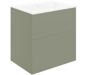 Athena 610mm Wall Hung 2 Drawer Basin Unit & Basin -