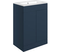 Athena 615mm Floor Standing 2 Door Basin Unit & Basin -