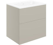 Athena 610mm Wall Hung 2 Drawer Basin Unit & Basin -