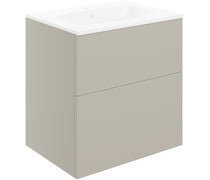 Athena 610mm Wall Hung 2 Drawer Basin Unit & Basin -