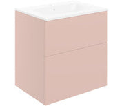 Athena 610mm Wall Hung 2 Drawer Basin Unit & Basin -