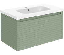 Atticus 815mm Wall Hung 1 Drawer Basin Unit & Basin -