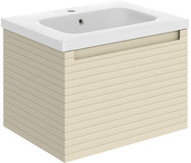 Atticus 615mm Wall Hung 1 Drawer Basin Unit & Basin -