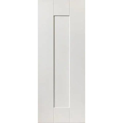 Axis White Primed Shaker Internal Fire Door FD30 - 1981mm x 686mm - Hardware > Building Materials > Doors Doors