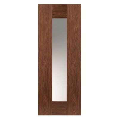 Axis Walnut Pre Finished Glazed Internal Door - All Sizes - Doors