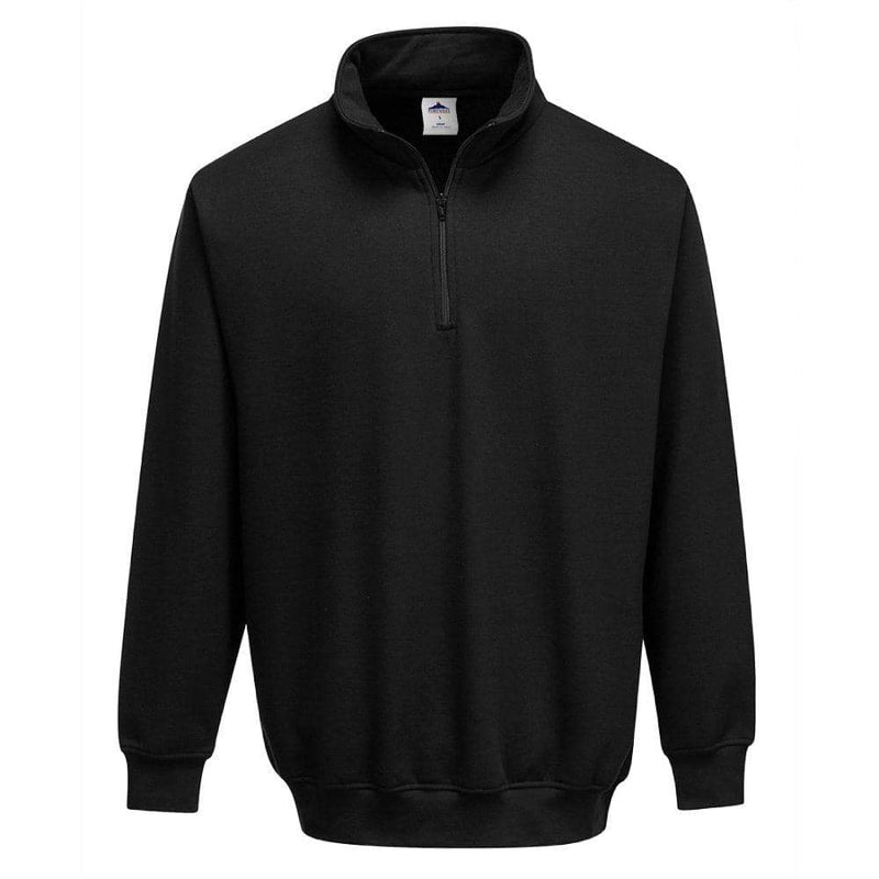 PORTWEST B309 SORRENTO ZIP NECK SWEATSHIRT - SWEATSHIRTS