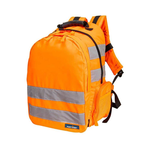 PORTWEST B905 HI-VIS RUCKSACK - TOOLCARRIERS