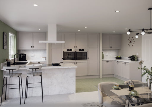 Balmoral Wood Grain 'Skinny' Shaker Cashmere Ash- Replacement Kitchen Doors (895mm High) - Hardware > Hardware Accessories > Cabinet Hardware > Cabinet Doors