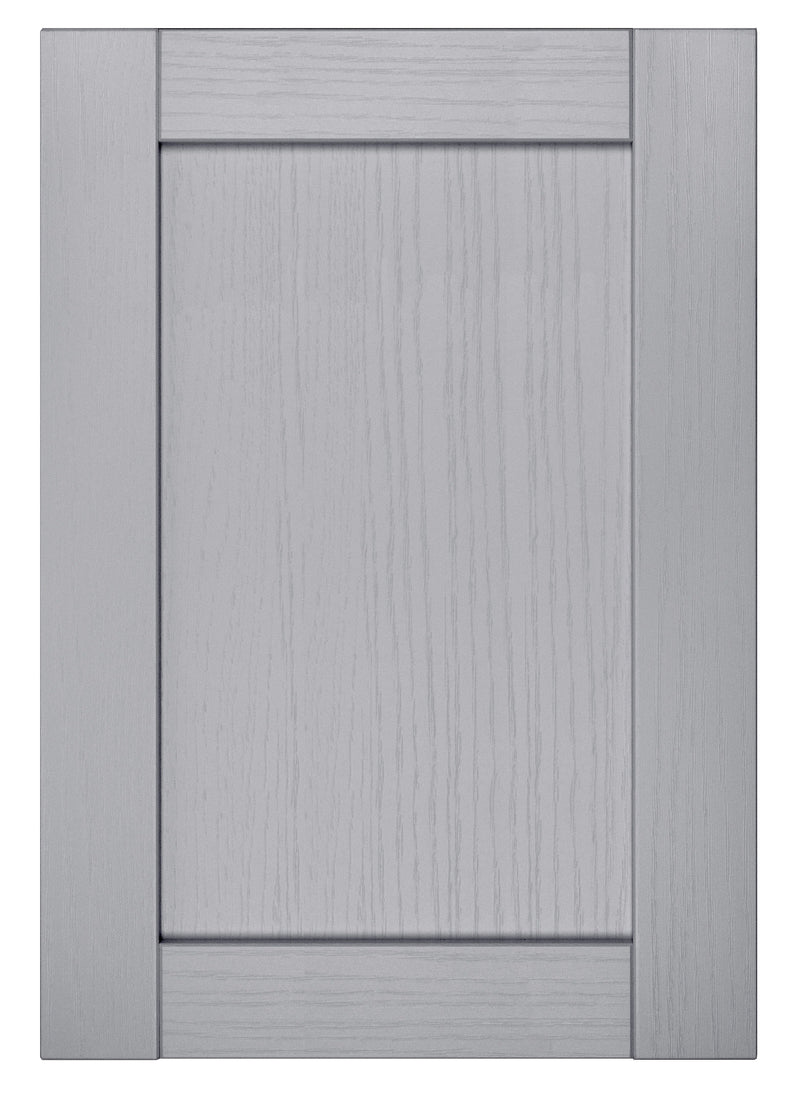 Balmoral Wood Grain 'Skinny' Shaker Dove Grey Ash- Replacement Kitchen Doors (570mm High) - Hardware > Hardware Accessories > Cabinet Hardware > Cabinet Doors