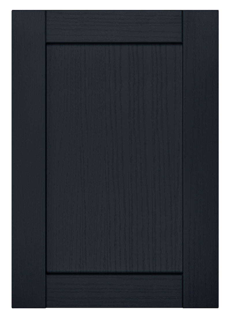 Balmoral Wood Grain 'Skinny' Shaker Indigo Ash- Replacement Kitchen Door/Drawer Front (283mm High) - Hardware > Hardware Accessories > Cabinet Hardware > Cabinet Doors