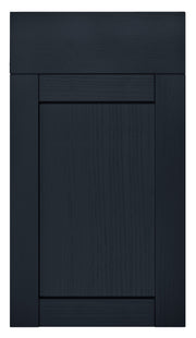 Balmoral Wood Grain 'Skinny' Shaker Indigo Ash- Replacement Kitchen Doors (1060mm High) - Hardware > Hardware Accessories > Cabinet Hardware > Cabinet Doors
