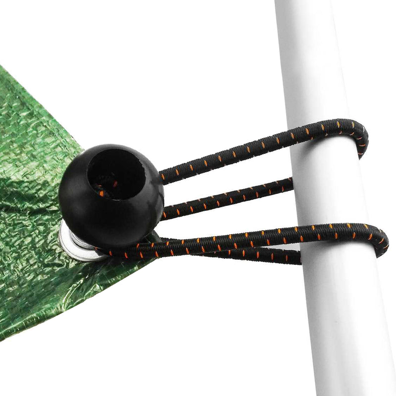 Bungee Ball 10" Black - Home & Garden Tarpaulins