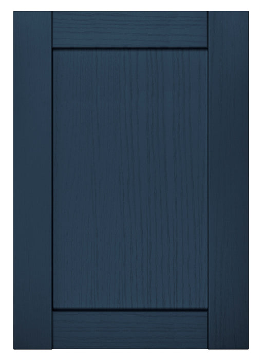 Balmoral Wood Grain 'Skinny' Shaker Navy Blue Ash- Replacement Kitchen Doors (495mm High) - Hardware > Hardware Accessories > Cabinet Hardware > Cabinet Doors