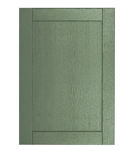 Balmoral Wood Grain 'Skinny' Shaker Reed Green Ash- Replacement Kitchen Doors (895mm High) - Hardware > Hardware Accessories > Cabinet Hardware > Cabinet Doors