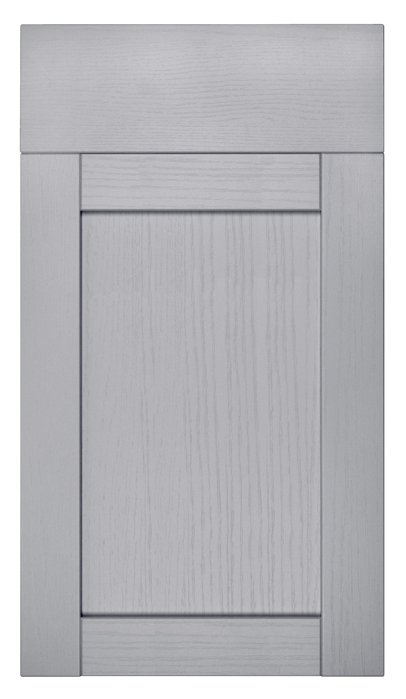 Balmoral Wood Grain 'Skinny' Shaker Dove Grey Ash- Replacement Kitchen Doors (1965mm High 3 Panel) - Hardware > Hardware Accessories > Cabinet Hardware > Cabinet Doors