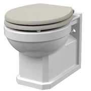 Fitzroy Traditional Round Wood Soft Close Toilet Seat - Bathrooms