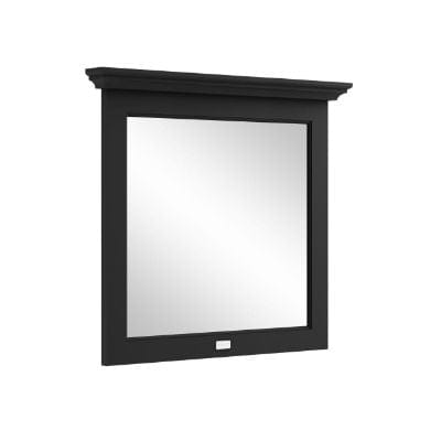 Matt Black Flat Mirror - All Sizes - Bathrooms
