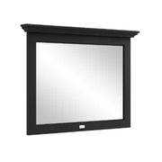 Matt Black Flat Mirror - All Sizes - Bathrooms