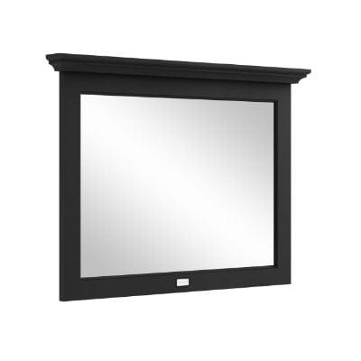 Matt Black Flat Mirror - All Sizes - Bathrooms