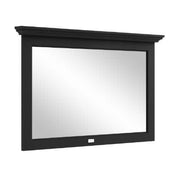 Matt Black Flat Mirror - All Sizes - Bathrooms