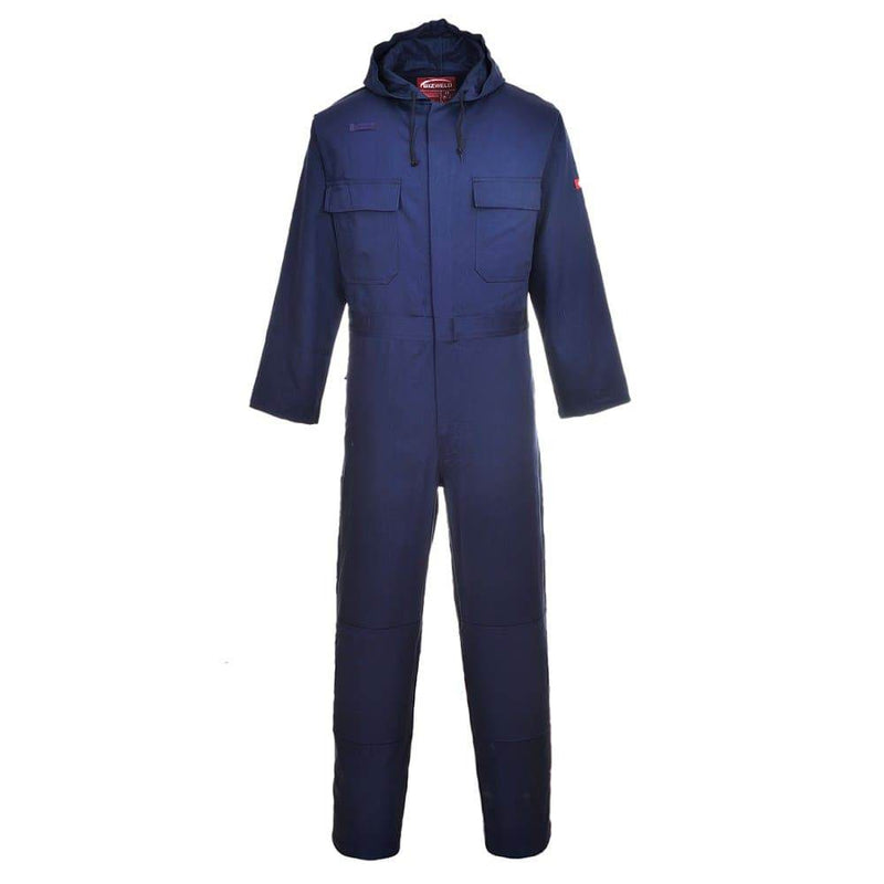 Portwest BIZ6 Bizweld Hooded Coverall - FLAME RETARDANT OVERALLS