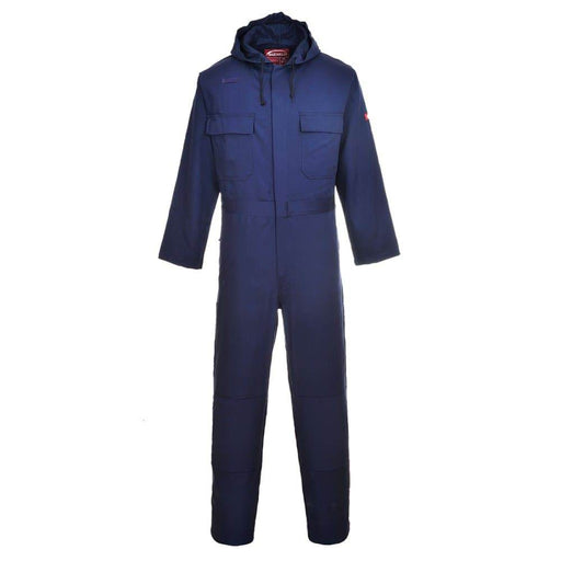Portwest BIZ6 Bizweld Hooded Coverall - FLAME RETARDANT OVERALLS