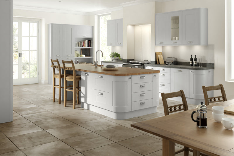 Boston Supermatt Shaker Dove Grey- Replacement Kitchen Doors (895mm High)