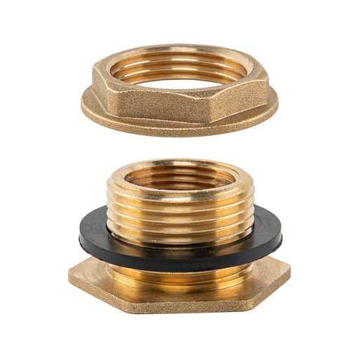 Water Butt Brass 1.25" BSP Male - 1" BSP Female - Home & Garden > Lawn & Garden > Watering & Irrigation > Garden Hose Fittings & Valves > Garden Hose Fittings Tech Hose & Fittings