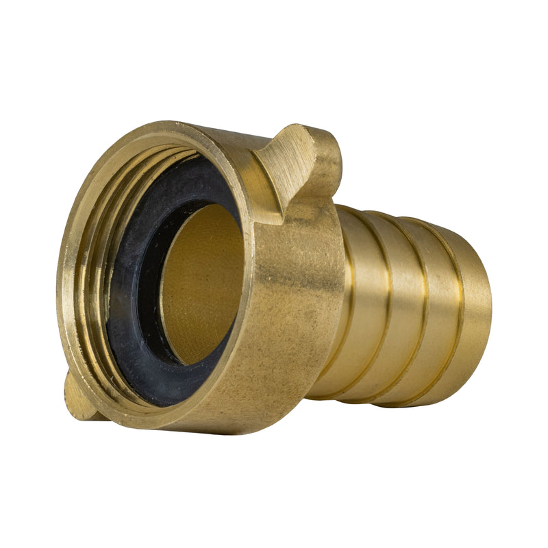 4mm Barb Micro Connector with In-Line BSPM Valve and 19mm Brass Barb - Home & Garden > Lawn & Garden > Watering & Irrigation > Garden Hose Fittings & Valves > Garden Hose Fittings Garden watering
