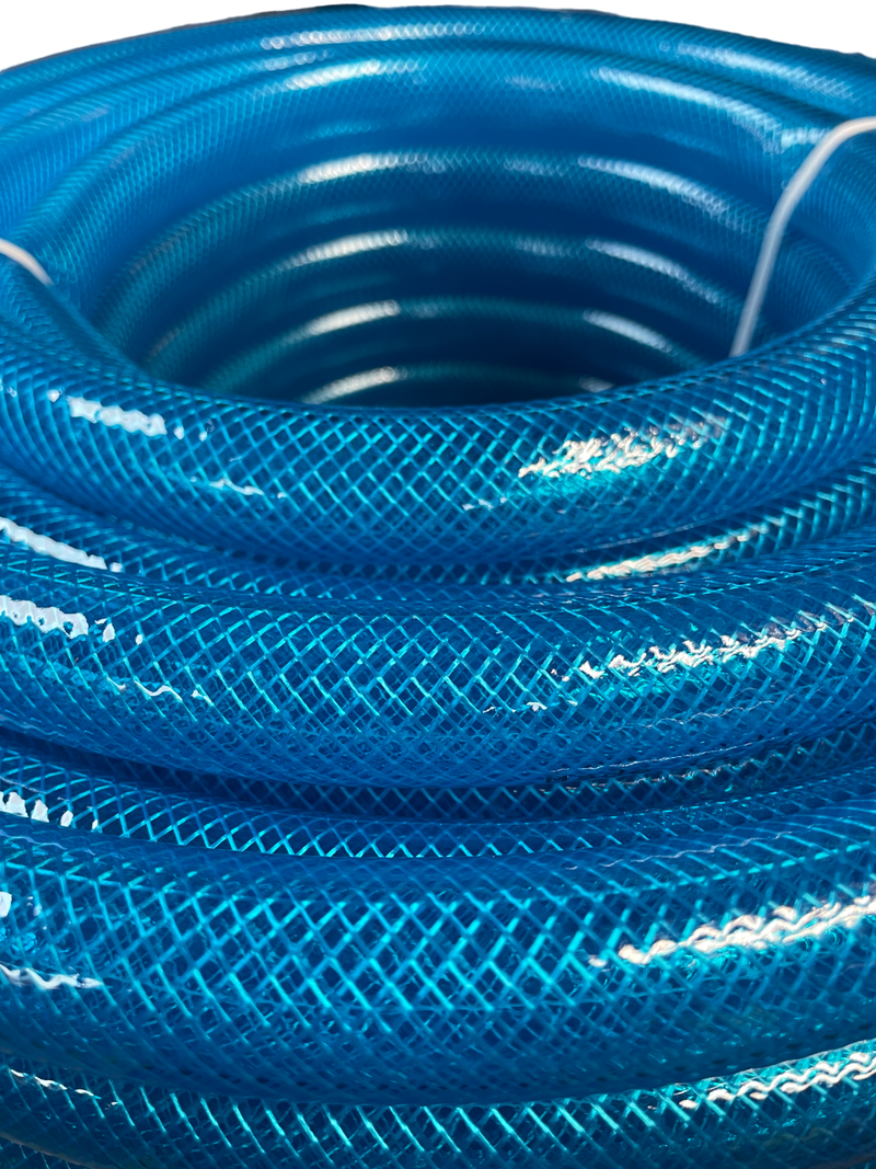 Braided Fuel Hose Blue Transparent PVC 19mm*2.1mm - Vehicles & Parts > Vehicle Parts & Accessories Tech Hose & Fittings