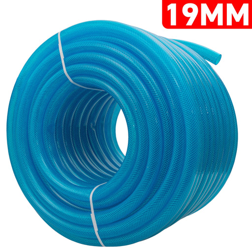 Braided Fuel Hose Blue Transparent PVC 19mm*2.1mm - Vehicles & Parts > Vehicle Parts & Accessories Tech Hose & Fittings