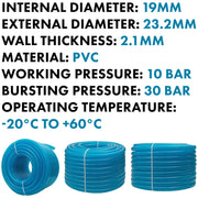 Ad-Blue Metal Fuel Gun White with ¾” Hose & Tank Adaptor Set - Home & Garden > Lawn & Garden Tech Hose & Fittings