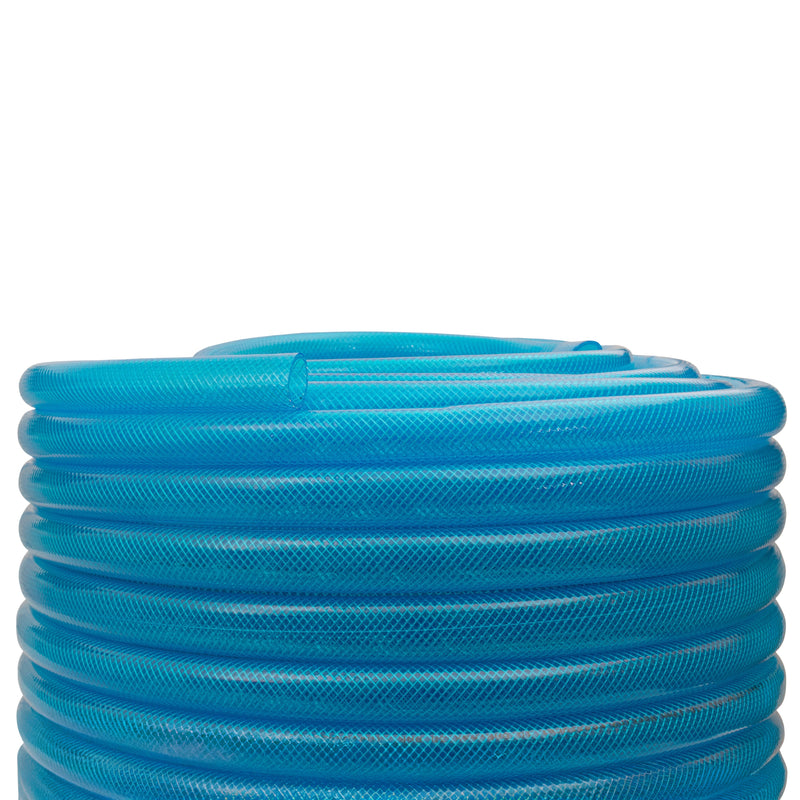 Braided Fuel Hose Blue Transparent PVC 25mm*2.6mm - Vehicles & Parts > Vehicle Parts & Accessories Tech Hose & Fittings