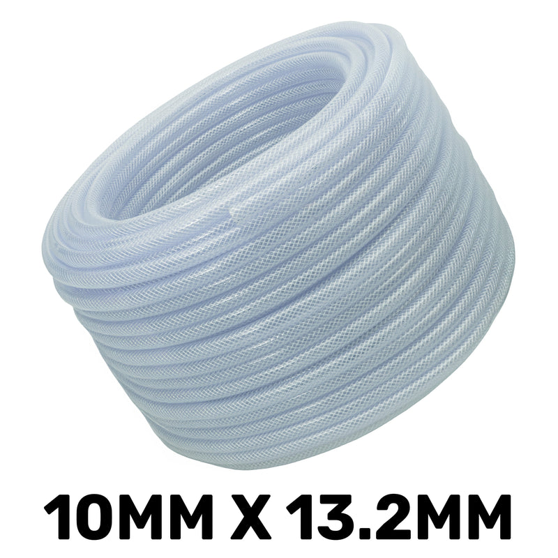 Clear Braided PVC Pipe 10mm*1.6mm - Hardware > Plumbing > Plumbing Pipes Tech Hose & Fittings