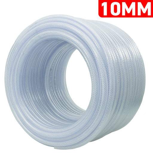 Clear Braided PVC Pipe 10mm*1.6mm - Hardware > Plumbing > Plumbing Pipes Tech Hose & Fittings