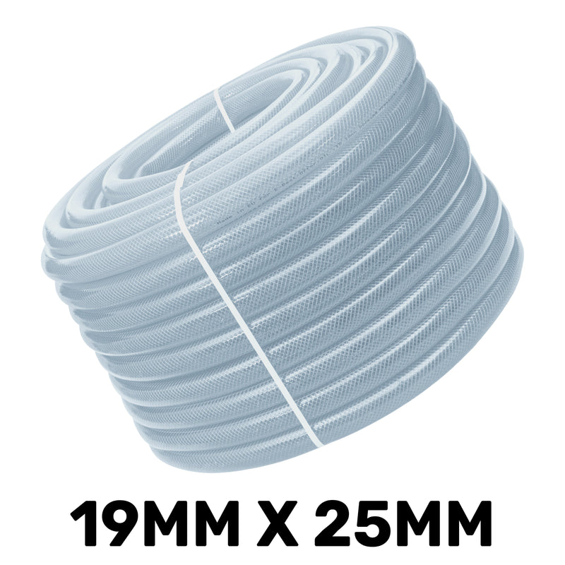Clear Braided PVC Pipe 19mm*3mm - Hardware > Plumbing > Plumbing Pipes Tech Hose & Fittings