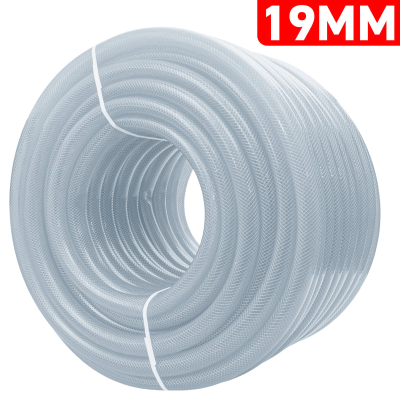 Clear Braided PVC Pipe 19mm*3mm - Hardware > Plumbing > Plumbing Pipes Tech Hose & Fittings