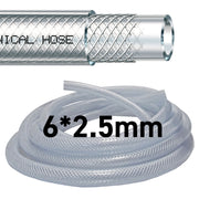Clear Braided PVC Pipe 6mm*2.5mm - Hardware > Plumbing > Plumbing Pipes Tech Hose & Fittings