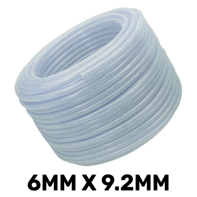 Clear Braided PVC Pipe 6mm*1.6mm - Hardware > Plumbing > Plumbing Pipes Tech Hose & Fittings