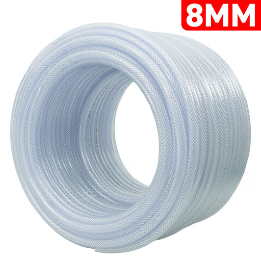 Clear Braided PVC Pipe 8mm*1.6mm - Hardware > Plumbing > Plumbing Pipes Tech Hose & Fittings