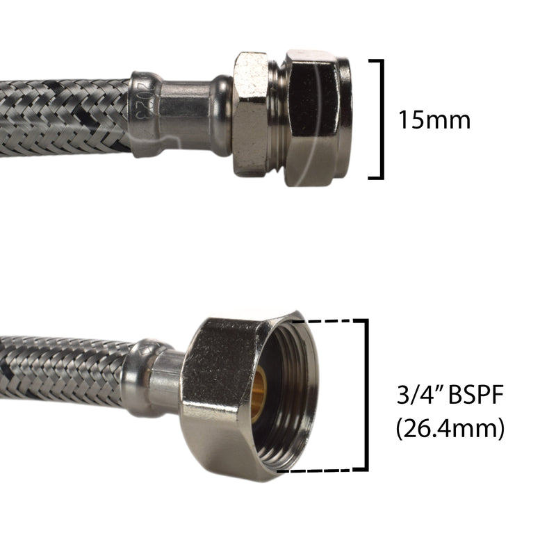 Brass Quick Connect Bib Tap FULL Connection Kit x2 - Garden watering