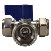 Brass Compression Tee Valve 15mm - ¾” BSP Male - OTHER