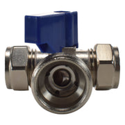 Brass Compression Tee Valve 15mm - ¾” BSP Male - OTHER